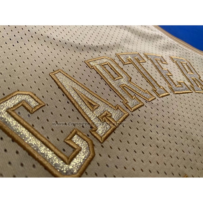 Maglia Toronto Raptors Vince Carter #15 Mitchell & Ness 1998-99 Or